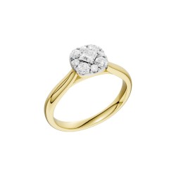 9ct Gold Diamond Ring 0.33ct TDW | RB17603EG