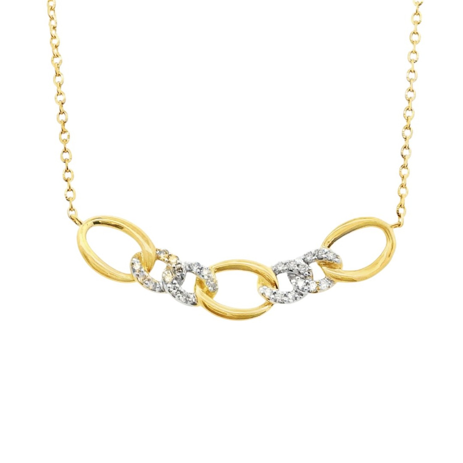 9ct Gold Twist Knot Diamond Necklace|NT408760Y09DI1| – Christies Jewellery NZ- Christies Jewellery Online and Auckland - Free Delivery - Afterpay and Zip the easy way to pay 9ct Gold Twist Knot Diamond Necklace|NT408760Y09DI1| by Christies Jewellery
