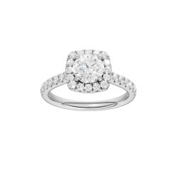 9ct White Gold Lab-Grown Diamond Ring 1.25ct TDW | RE22217-LGD-9KW