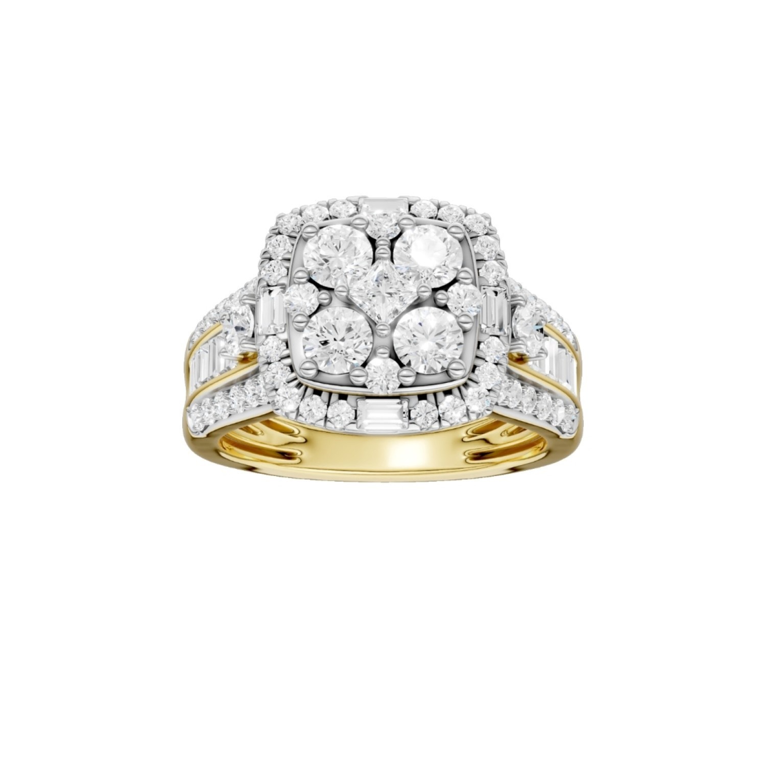 9ct Yellow Gold Lab-Grown Diamond Ring 1.75ct TDW | RF34077-LGD-9KY – Christies Jewellery NZ- Christies Jewellery Online and Auckland - Free Delivery - Afterpay and Zip the easy way to pay 9ct Yellow Gold Lab-Grown Diamond Ring 1.75ct TDW | RF34077-LGD-9KY by Christies Jewellery