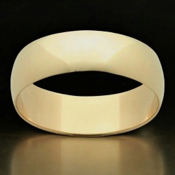 9ct Yellow Gold Wedding Ring 6mm