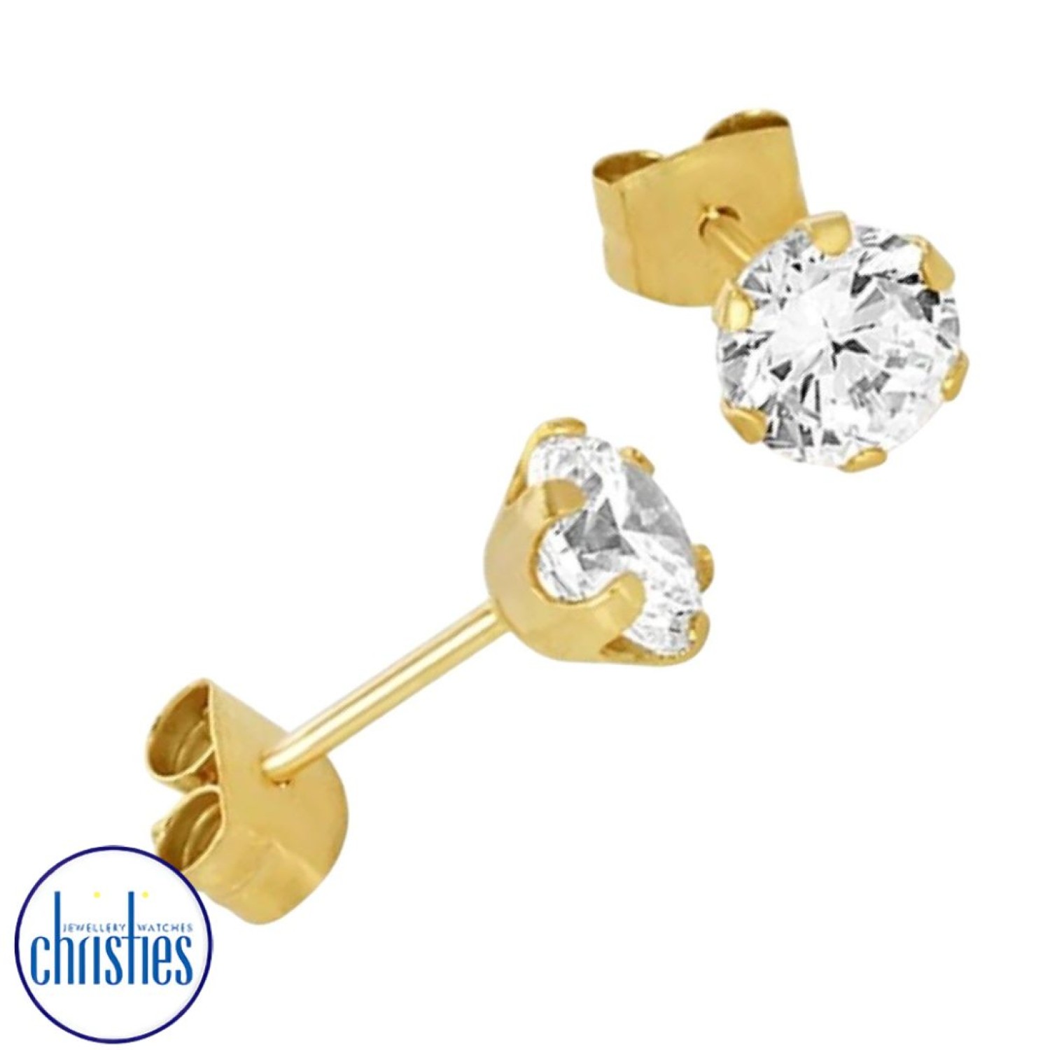 Christies Jewellery - 9ct Cubic Zirconia Stud Earrings 5mm Watches Auckland NZ 9ct Cubic Zirconia Stud Earrings 5mm 9CTCZSTUDS Christies Jewellery NZ- Christies Jewellery Online and Auckland - Free Delivery - Afterpay, Laybuy and Zip the easy way to pay