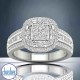 18ct White Gold Diamond Ring 0.750ct TDW RB19952EG.  Affordable Engagement Rings Nz $4,995.00