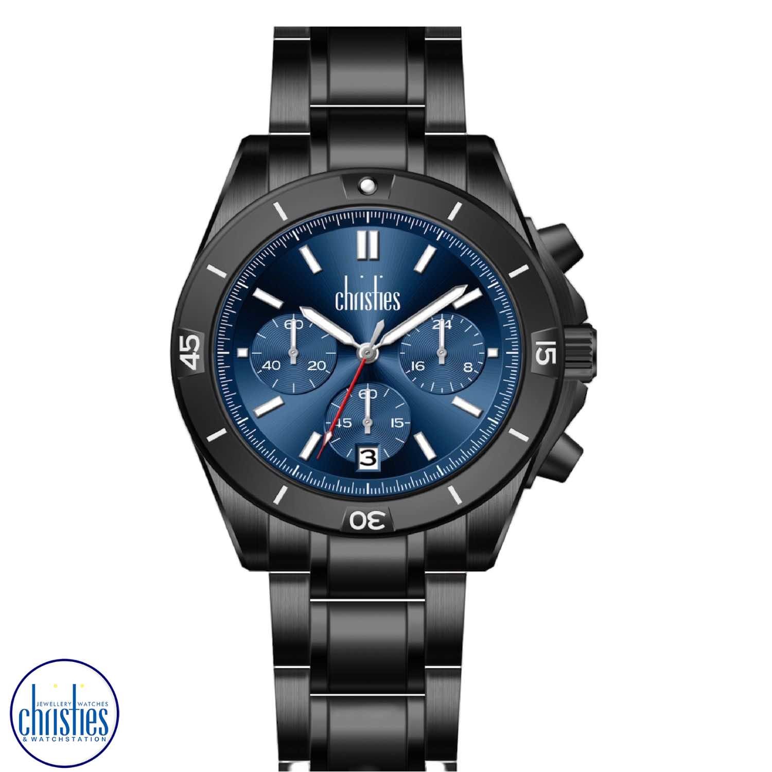 Christies Jewellery - Christies Blackwater Chronograph Watch Christies Blackwater Chronograph Watch. unique engagement rings nz Introducing the Blackwater Chronograph - a stunning timepiece that combines style and functionality.