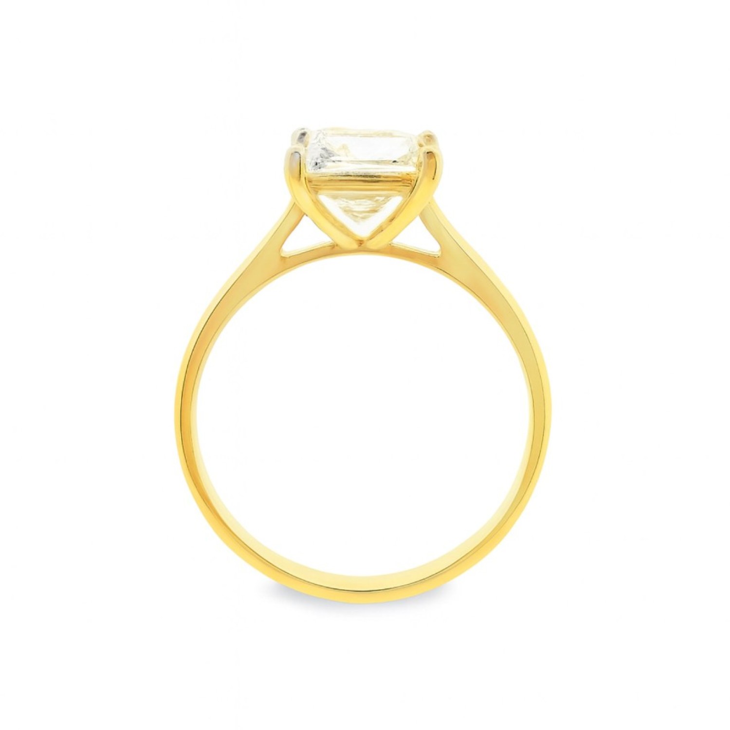 18ct Yellow Gold Princess Cut 2ct Lab-Grown Diamond Solitaire | E201204-LGD-18KY – Christies Jewellery NZ- Christies Jewellery Online and Auckland - Free Delivery - Afterpay and Zip the easy way to pay 18ct Yellow Gold Princess Cut 2ct Lab-Grown Diamond Solitaire | E201204-LGD-18KY by Christies Jewellery
