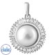 9ct White Gold Diamond Pearl Pendant  DCPD0384 Christies Jewellery NZ- Christies Jewellery Online and Auckland - Free Delivery - Afterpay, Laybuy and Zip  the easy way to pay