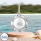 9ct White Gold Diamond Pearl Pendant DCPD0382 Christies Jewellery NZ- Christies Jewellery Online and Auckland - Free Delivery - Afterpay, Laybuy and Zip  the easy way to pay.