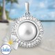 9ct White Gold Diamond Pearl Pendant  DCPD0384 Christies Jewellery NZ- Christies Jewellery Online and Auckland - Free Delivery - Afterpay, Laybuy and Zip  the easy way to pay