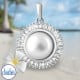 9ct White Gold Diamond Pearl Pendant  DCPD0384 Christies Jewellery NZ- Christies Jewellery Online and Auckland - Free Delivery - Afterpay, Laybuy and Zip  the easy way to pay