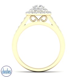 18ct Yellow Gold Diamond Ring TDW 0.94ct RB10694/18K