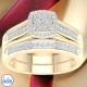 9ct Diamond Bridal Engagement Ring Set 0.35ct RB11796 Watches NZ