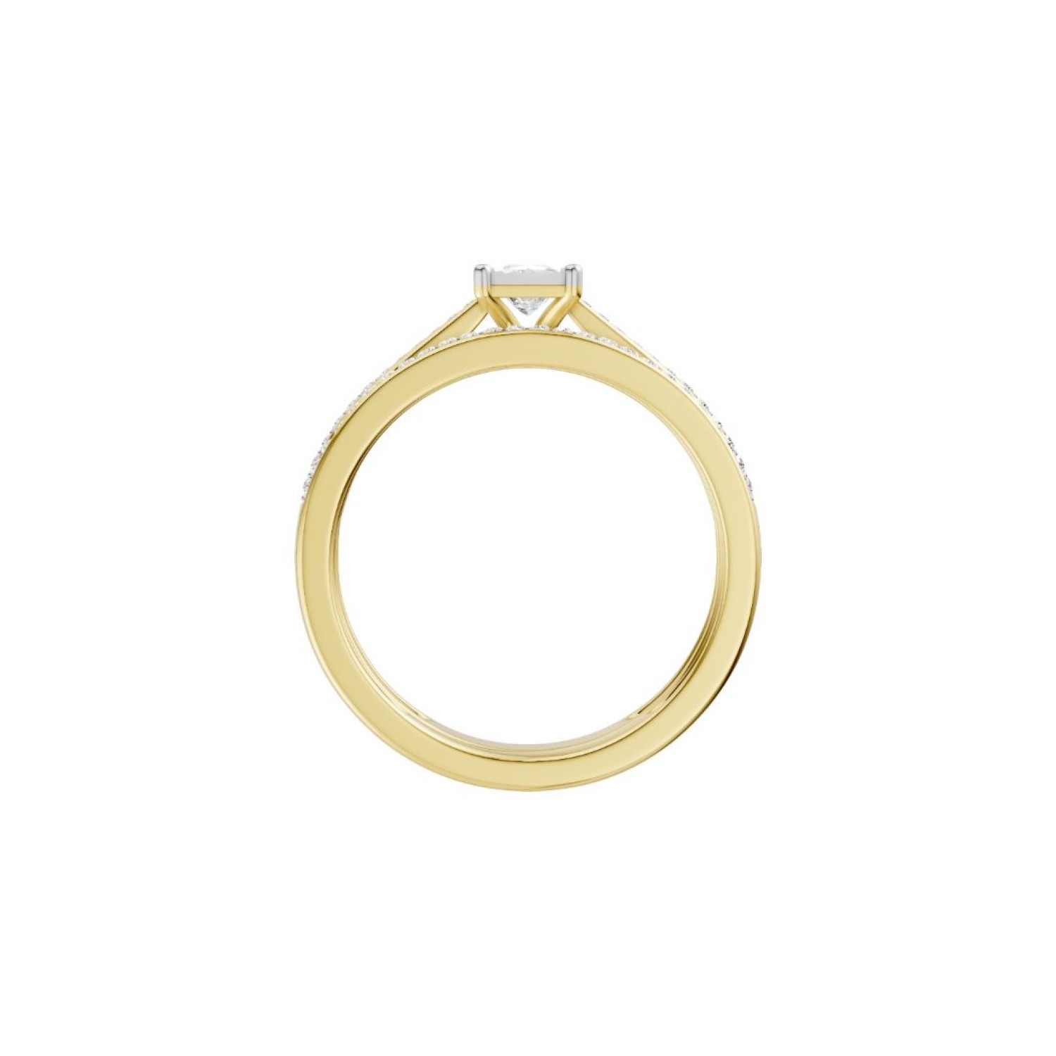 Christies RB17389 – 9ct Gold Diamond Engagement Ring Set | Dual Band | 0.25ct TDW 9ct Gold Dual-Band Diamond Engagement Ring Set – RB17389 | 0.25ct TDW | Christies Jewellery NZ