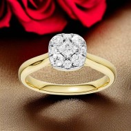 9ct Gold Diamond Ring 0.33ct TDW | RB17603EG 9ct Gold Diamond Ring 0.33ct TDW | RB17603EG