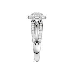 9ct White Gold Lab-Grown Diamond Ring 0.5ct TDW | RF34075-LGD-9KW