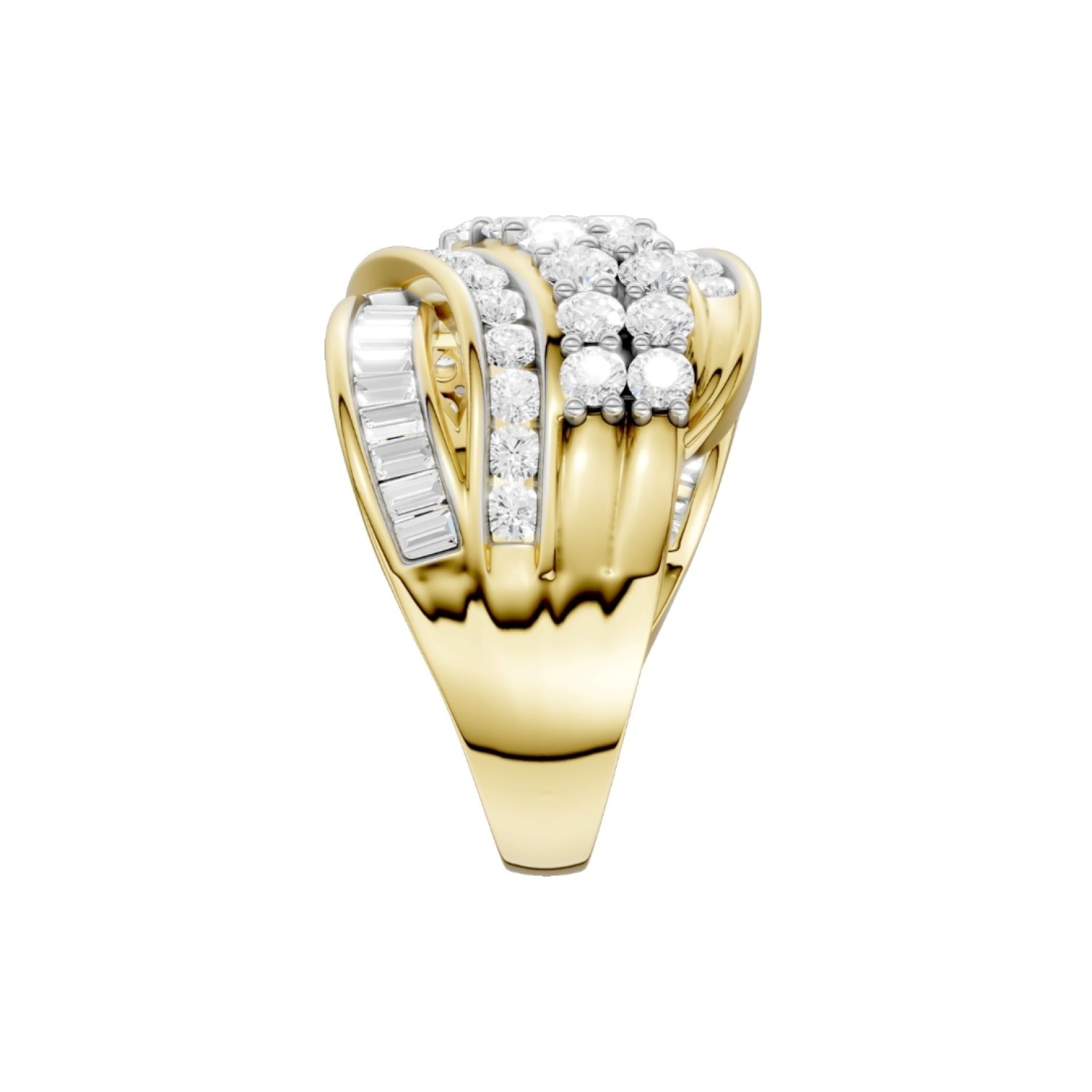 18ct Yellow Gold Lab-Grown Diamond Ring 2.34ct TDW | RF34076-LGD-18KY – Christies Jewellery NZ- Christies Jewellery Online and Auckland - Free Delivery - Afterpay and Zip the easy way to pay 18ct Yellow Gold Lab-Grown Diamond Ring 2.34ct TDW | RF34076-LGD-18KY by Christies Jewellery