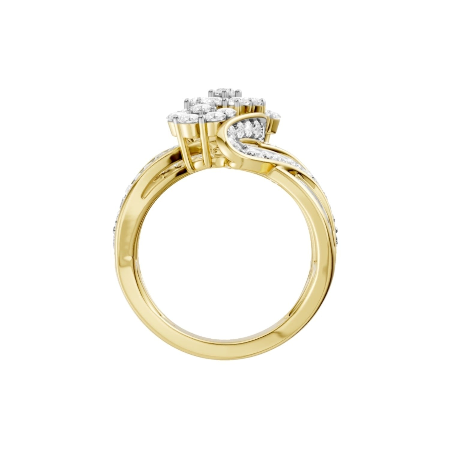 18ct Yellow Gold Lab-Grown Diamond Ring 2ct TDW | RF34078-LGD-18KY – Christies Jewellery NZ- Christies Jewellery Online and Auckland - Free Delivery - Afterpay and Zip the easy way to pay 18ct Yellow Gold Lab-Grown Diamond Ring 2ct TDW | RF34078-LGD-18KY by Christies Jewellery