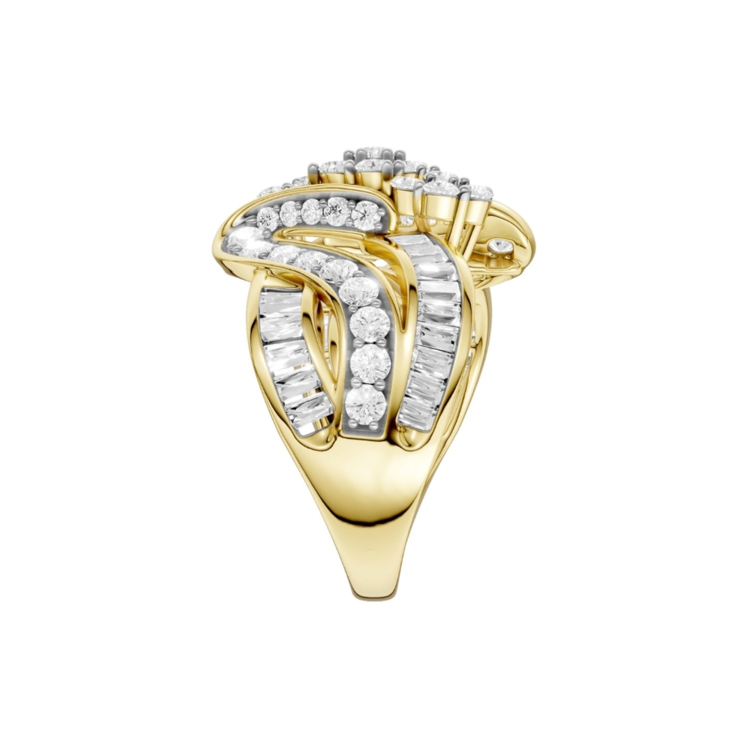 18ct Yellow Gold Lab-Grown Diamond Ring 2ct TDW | RF34078-LGD-18KY – Christies Jewellery NZ- Christies Jewellery Online and Auckland - Free Delivery - Afterpay and Zip the easy way to pay 18ct Yellow Gold Lab-Grown Diamond Ring 2ct TDW | RF34078-LGD-18KY by Christies Jewellery