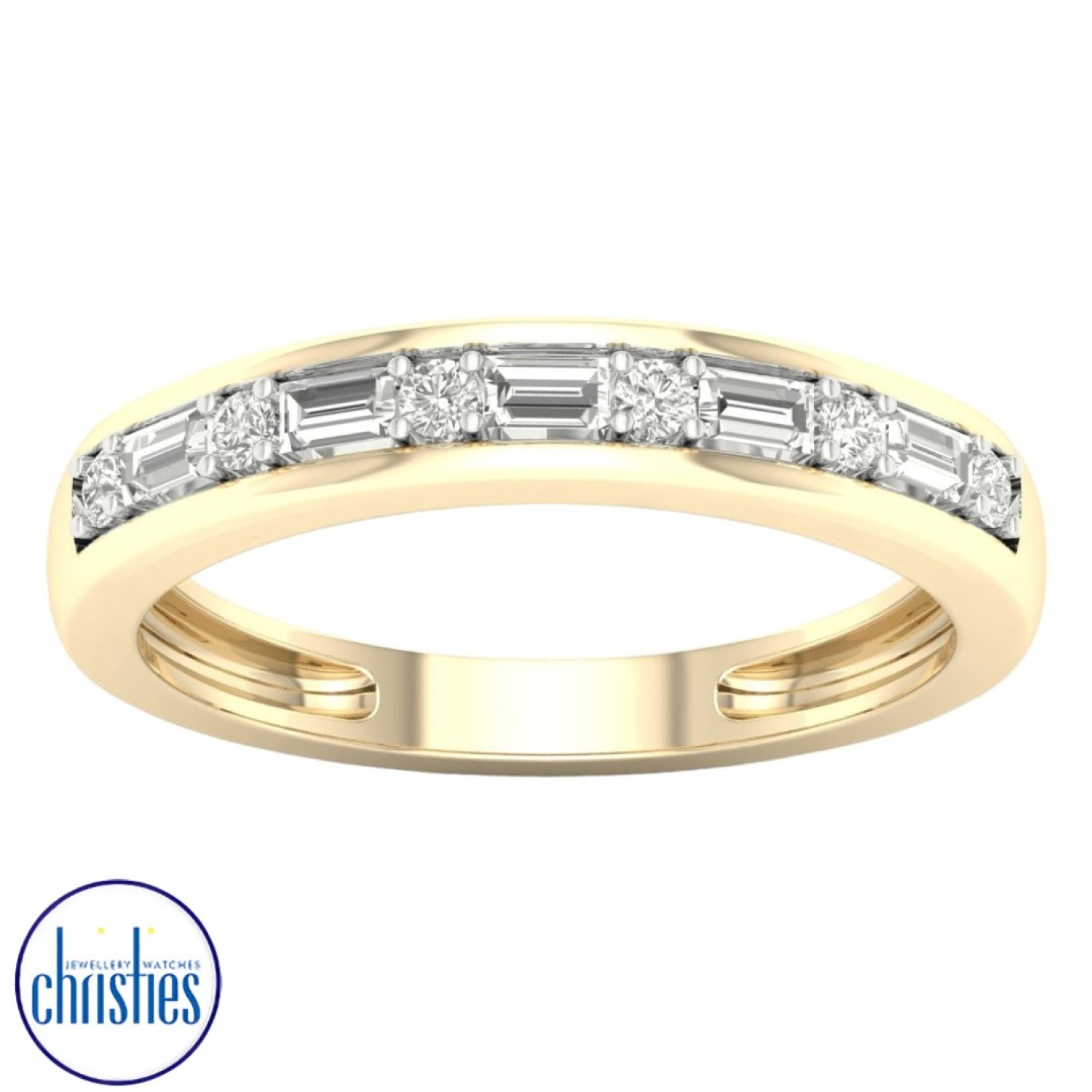 Christies Jewellery - 9ct Gold Band with 0.20ct Diamond Ring RA7955 Rings Auckland NZ 9ct Gold Band with 0.20ct Diamond Ring RA7955 RA7955/9KY Christies Jewellery NZ- Christies Jewellery Online and Auckland - Free Delivery - Afterpay, Laybuy and Zip the easy way to pay