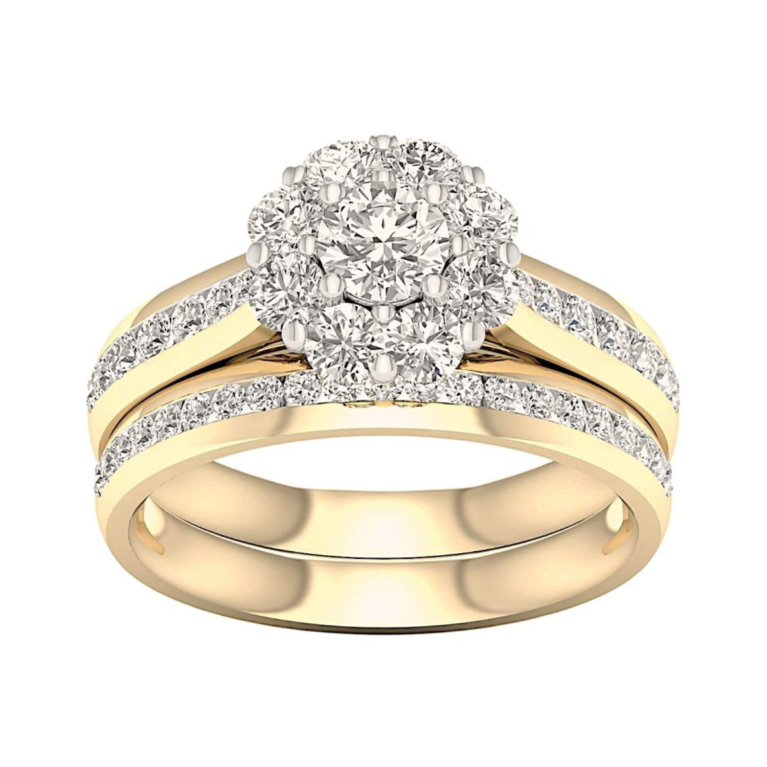 18ct Gold Diamond 2pc Set Engagement Ring RB02263 by Christies Jewellery NZ- Christies Jewellery Online and Auckland 