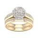 18ct Gold Diamond 2pc Set Engagement Ring RB02263 by Christies Jewellery NZ- Christies Jewellery Online and Auckland 