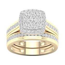18ct Gold Diamond 2pc Set Engagement Ring RB02551