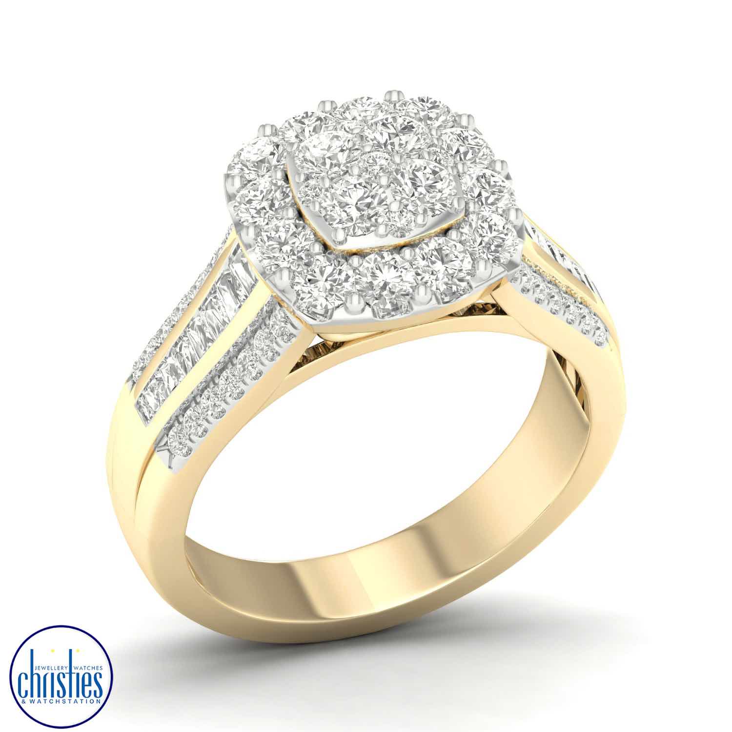 Christies Jewellery - 18ct Yellow Gold Diamond Ring 1.00ct TDW RB23992 18ct Yellow Gold Diamond Ring 1.00ct TDW RB23992. 18ct Yellow Gold Diamond Ring with 1 carat of diamonds in totalHumm - Buy ‘Big things over $1000’ - Get approved online or in-store for up to $10,000.