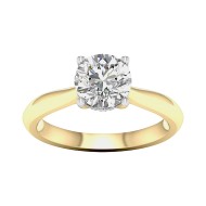 18ct Gold Lab Diamond Solitaire Ring | RS05577