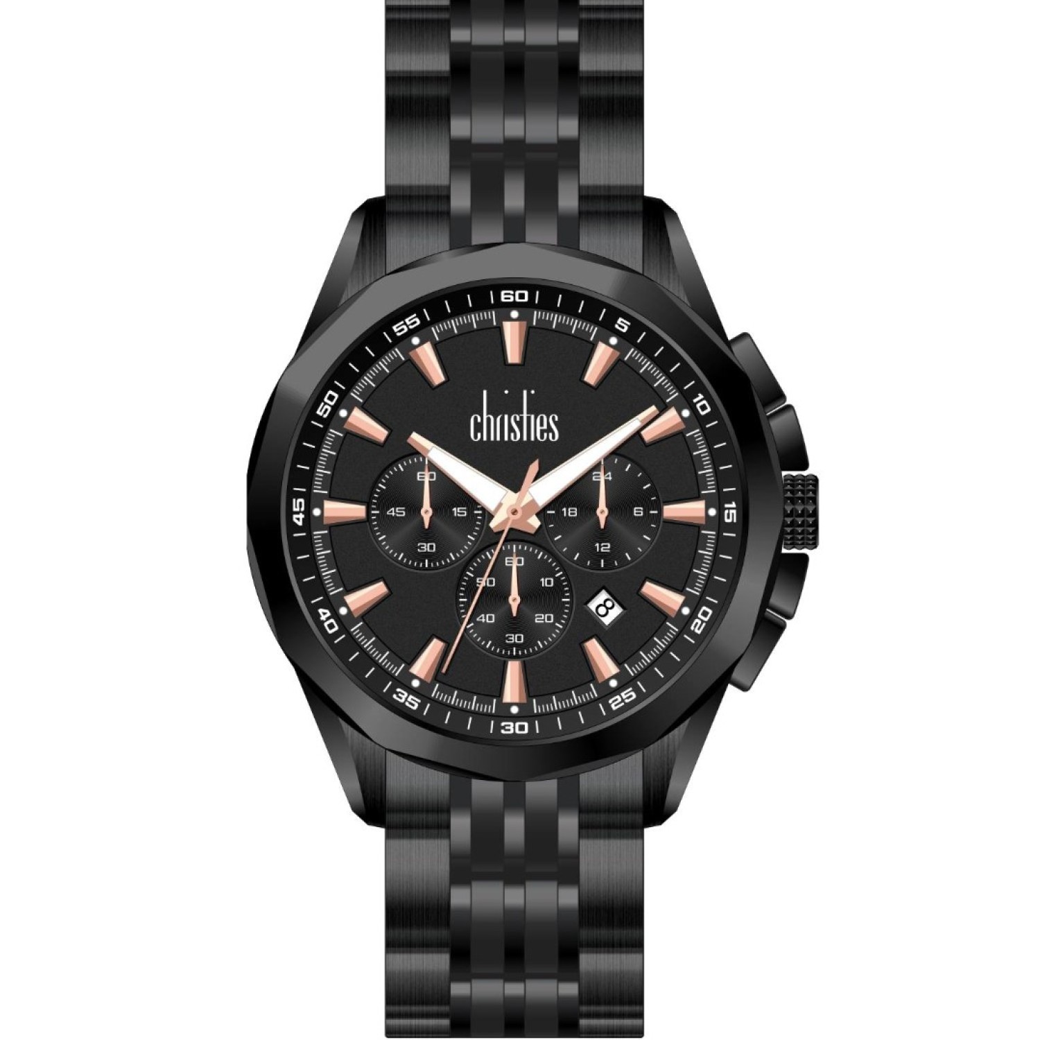 Christies Jewellery - 30414 Christies Luxor Mens Black-Tone Black-Dial Watch Auckland NZ 30414 Christies Luxor Mens Black-Tone Black-Dial Watch TM-VD56 Christies Jewellery NZ