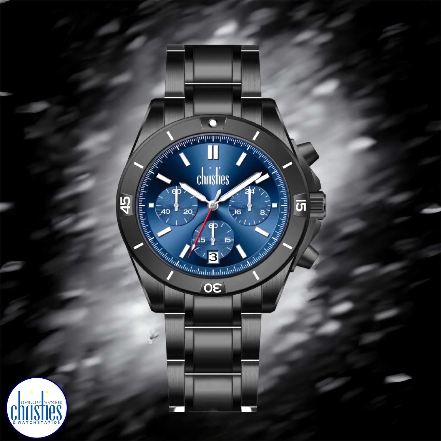 Christies Jewellery - Christies Blackwater Chronograph Watch Christies Blackwater Chronograph Watch. unique engagement rings nz Introducing the Blackwater Chronograph - a stunning timepiece that combines style and functionality.