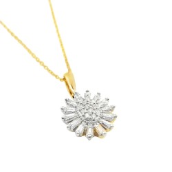 9ct Gold Diamond Pendant |PF26856-LGD-9KY 9ct Gold Diamond Pendant |PF26856-LGD-9KY