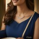 9ct Gold Diamond Necklace |NF00617-LGD-9KY by Christies Jewellery
