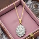 9ct Gold Diamond Pendent |PD401233-LGD by Christies Jewellery