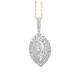 Marquise Halo Pendant – 0.75ct Lab-Grown Diamonds in 9ct Yellow Gold | PF20829 – Christies Jewellery NZ – Free Delivery – Afterpay & Zip Available Marquise Halo Pendant – 0.75ct Lab-Grown Diamonds in 9ct Yellow Gold | PF20829 – Christies Jewellery NZ