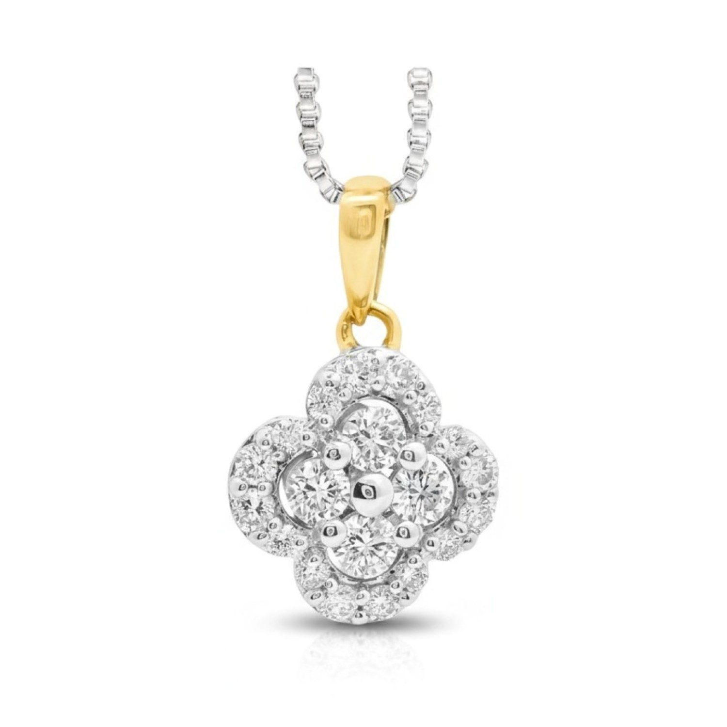 Floral Bloom Pendant – 0.33ct Lab-Grown Diamonds in 9ct Yellow Gold | PF23475 – Christies Jewellery NZ – Free Delivery – Afterpay & Zip Available Floral Bloom Pendant – 0.33ct Lab-Grown Diamonds in 9ct Yellow Gold | PF23475 – Christies Jewellery NZ
