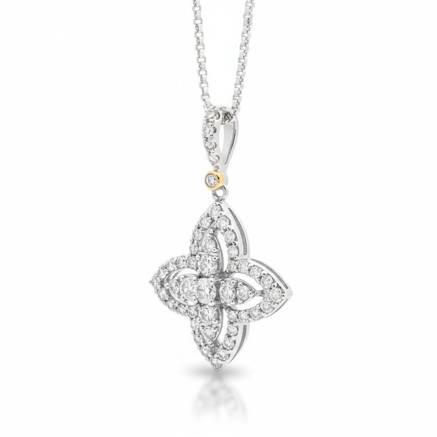 Clover Pendant – 0.40ct Lab-Grown Diamonds in 9ct Yellow Gold | PF24911 – Christies Jewellery NZ – Free Delivery – Afterpay & Zip Available Clover Pendant – 0.40ct Lab-Grown Diamonds in 9ct Yellow Gold | PF24911 – Christies Jewellery NZ