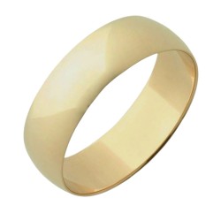 9ct Yellow Gold Wedding Ring 6mm