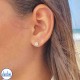 Christies Jewellery - Silver Clear Cubic Zirconia Stud Earrings 5mm Silver Clear Cubic Zirconia Stud Earrings 5mm CZ5mm