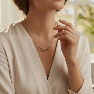 9ct Gold Twist Knot Diamond Necklace| NT408760Y09DI1 9ct Gold Twist Knot Diamond Necklace| NT408760Y09DI1