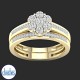 9ct Yellow Gold Diamond Bridal Ring Set 0.25ct TDW  RB14559. A ct Yellow Gold Diamond Bridal Ring Set 0.25ct TDW Humm - Buy ‘Big things over $1000’ - Get approved online or in-store for up to $10,000. Depending on what you buy repay over 6, 9, 12 months a