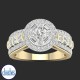 Christies Jewellery - 18ct Yellow Gold Diamond Ring 1.00ct TDW RB21570EG This 18ct yellow gold diamond ring is a true masterpiece of craftsmanship and design. Boasting 53 sparkling diamonds with a total diamond weight of 1.00ct,