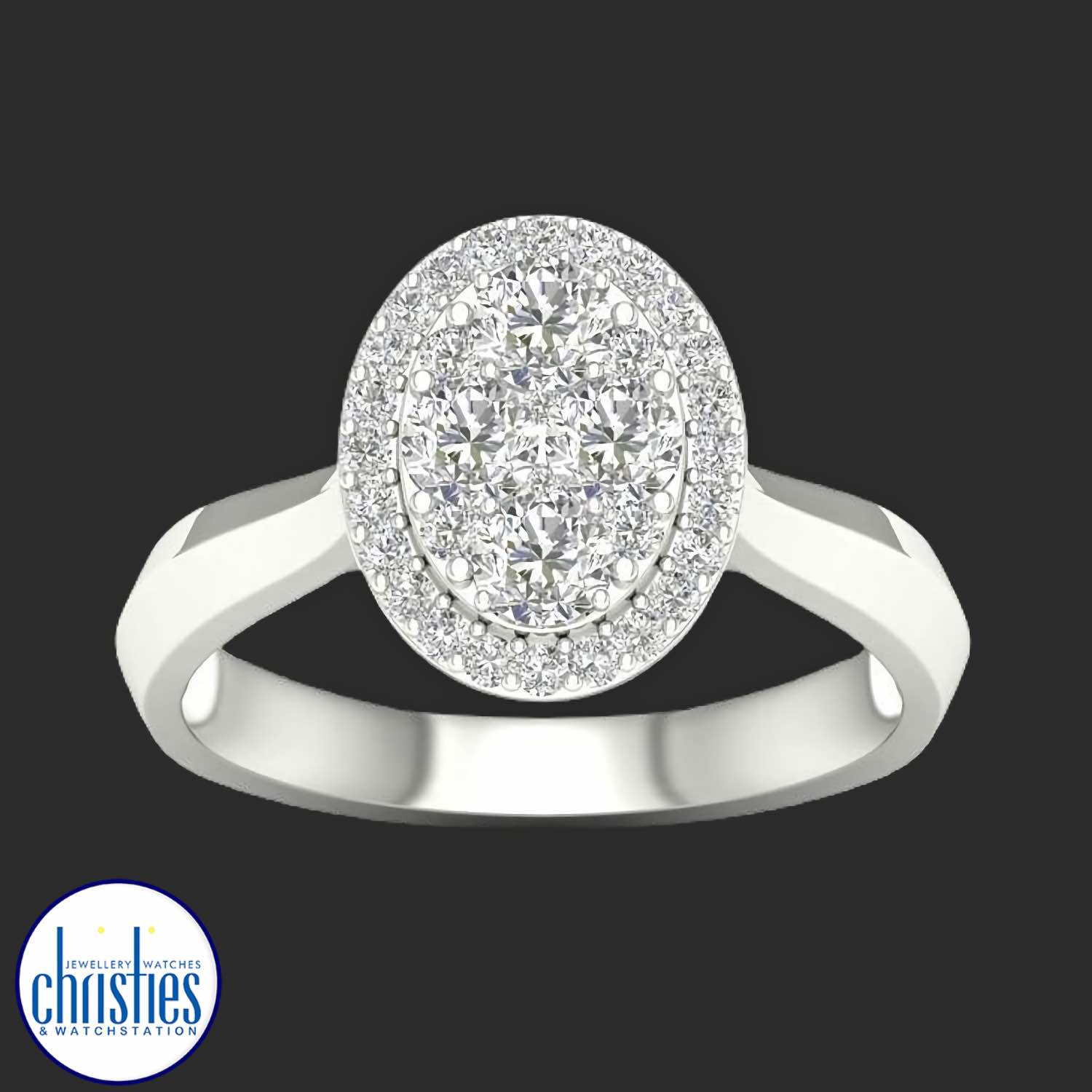 18ct White Gold Diamond Ring 0.75ct TDW RC4441 PLU23557 engagement rings nz 18ct White Gold Diamond Ring 0.75ct TDW RC4441. Affordable Engagement Rings Nz $4,350.00