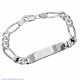 IDFG220H6C20 Sterling Silver ID Figaro Medium Bracelet. Medium weight  Identification bracelet crafted in 925 sterling silver  Afterpay - Split your purchase into 4 instalments - Pay for your purchase over 4 instalments, due every two weeks. You’ll pay @c