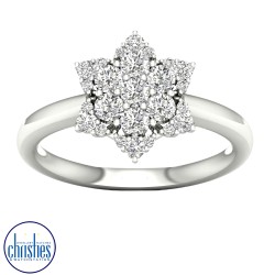 9ct White Gold Diamond Engagement Ring  0.50ct TDW RC4427