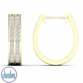 Gold huggie earrings discount nz