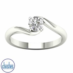9ct Yellow Gold Diamond Solitaire 0.50ct Ring MSD0673EG