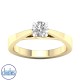 9ct Yellow Gold Diamond Solitaire Ring  0.50ct RS0610_.  Affordable Engagement Rings Nz $3,495.00