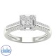 18ct White Gold Diamond Engagement Ring 0.66ct TDW RB15710EG. 18ct White Gold Diamond Engagement Ring 0.