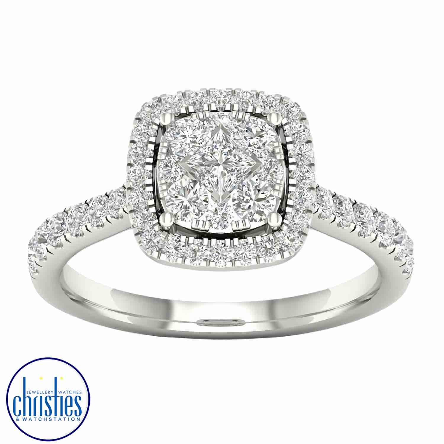 18ct White Gold Diamond Ring 0.750ct TDW RB20001EG PLU23558 engagement rings nz afterpay 18ct White Gold Diamond Ring 0.750ct TDW RB20001EG. Affordable Engagement Rings Nz $4,995.00