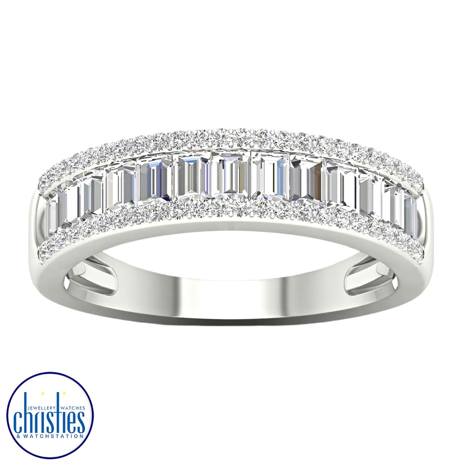 Christies Jewellery - 18ct White Gold Diamond Ring 0.75ct TDW RA8957 18ct White Gold Diamond Ring 0.75ct TDW RA8957. 18ct White Gold Diamond Ring 0.