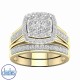 18ct Yellow Gold Diamond Bridal Set 1.00ct TDW RB21555. 18ct Yellow Gold Diamond Bridal Set 1.